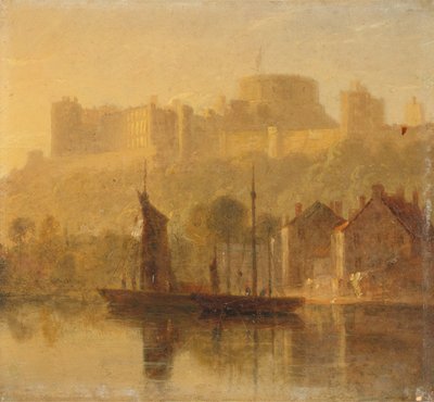 Windsor Castle from the Thames by William Daniell